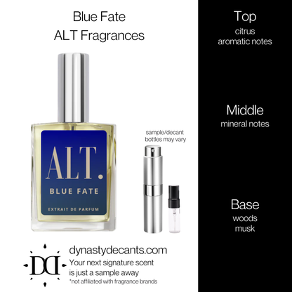 Blue Fate by ALT Fragrances | Fragrance Sample | Decant
