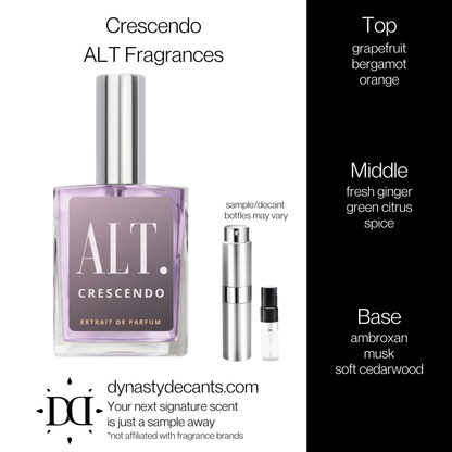 Crescendo by ALT Fragrances | Fragrance Sample | Decant