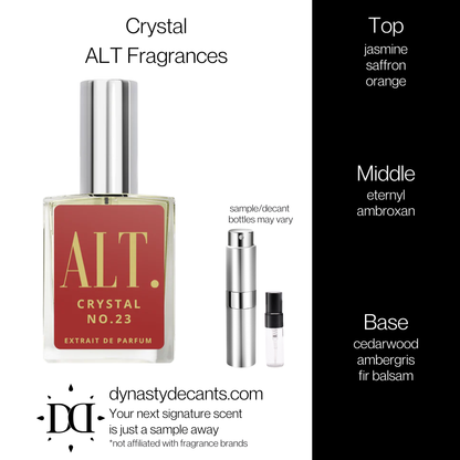 Crystal by ALT Fragrances | Fragrance Sample | Decant
