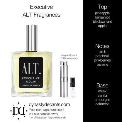 Executive by ALT Fragrances | Fragrance Sample | Decant