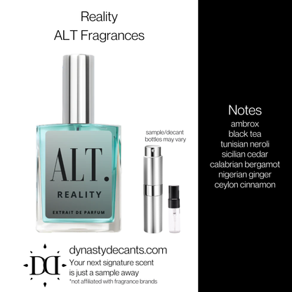 Reality by ALT Fragrances | Fragrance Sample | Decant
