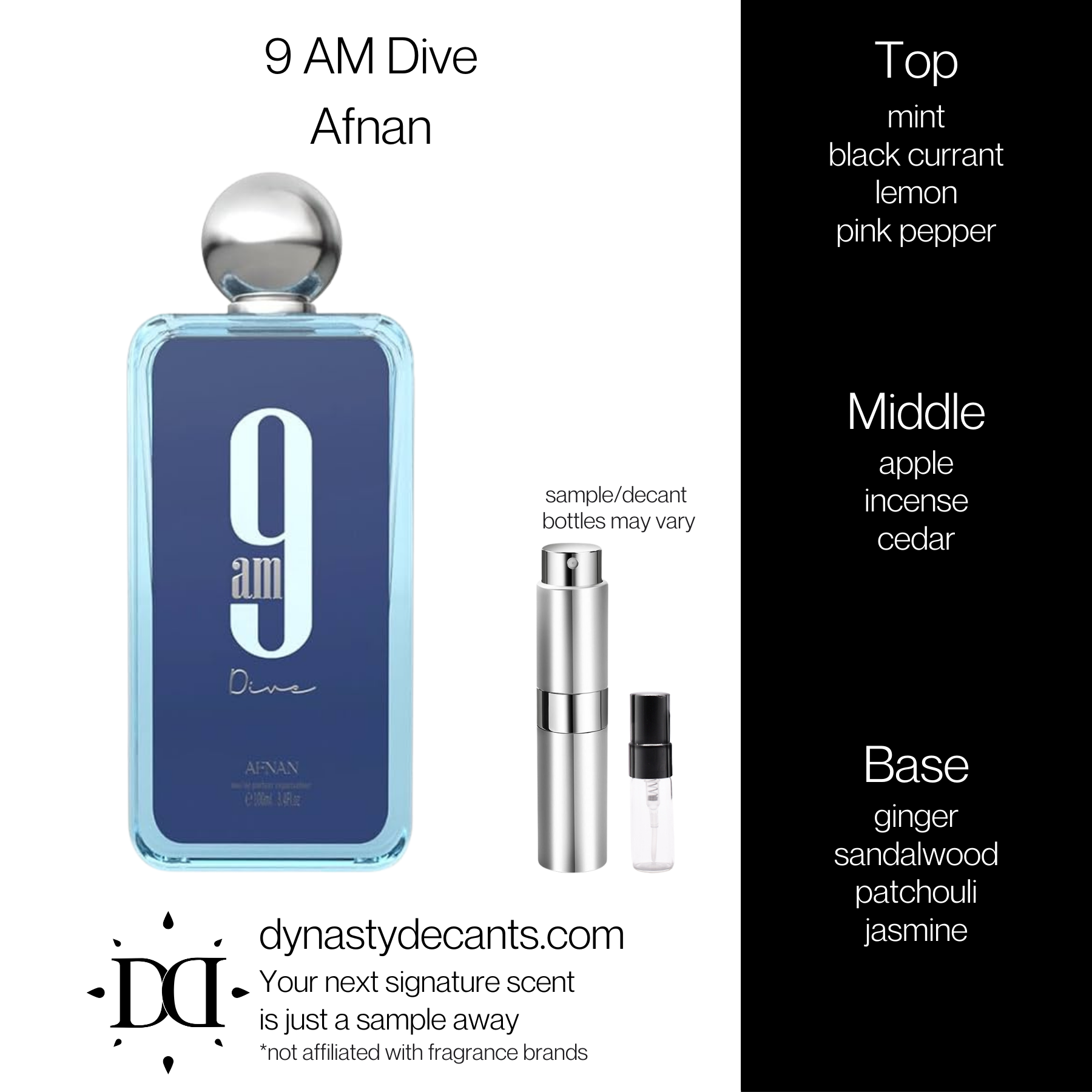 9AM Dive by Afnan | Fragrance Sample | Decant