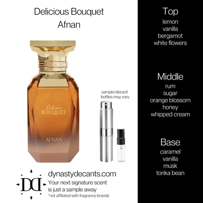 Delicious Bouquet by Afnan | Fragrance Sample | Decant