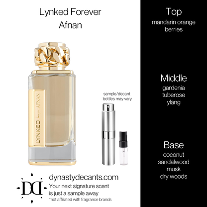 Lynked Forever by Afnan | Fragrance Sample | Decant