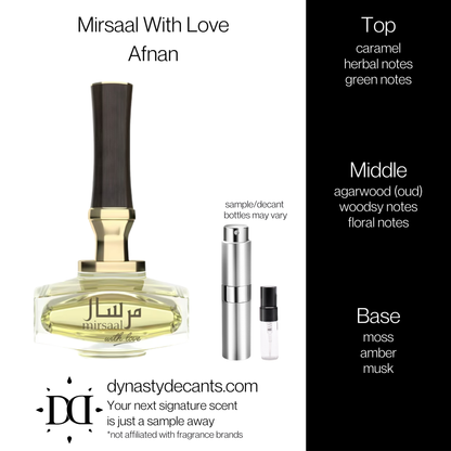 Mirsaal with Love by Afnan | Fragrance Sample | Decant