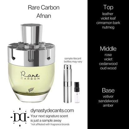Rare Carbon by Afnan | Fragrance Sample | Decant