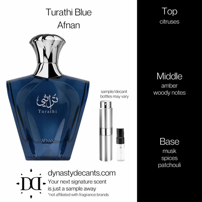 Turathi Blue by Afnan | Fragrance Sample | Decant