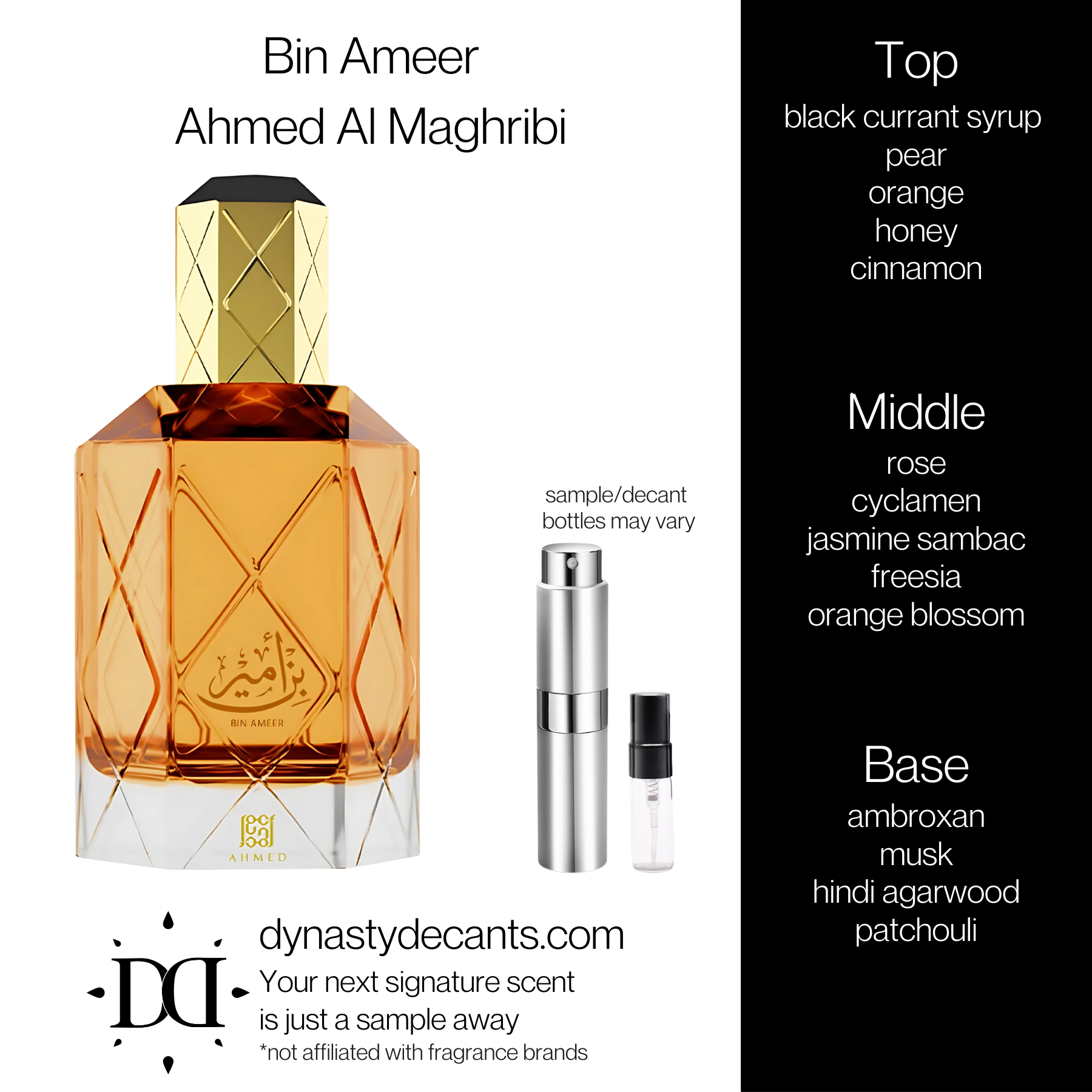 Bin Ameer by Ahmed Al Maghribi | Fragrance Sample | Decant