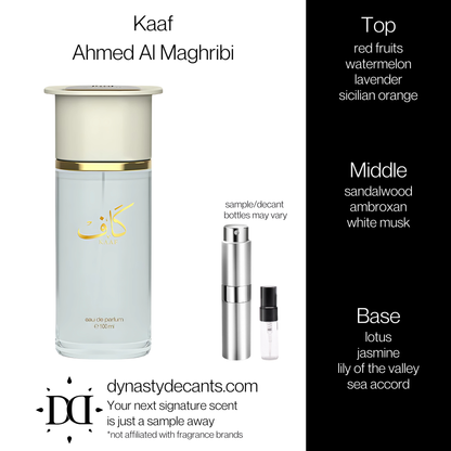 Kaaf by Ahmed Al Maghribi | Fragrance Sample | Decant