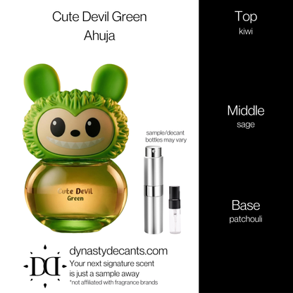 Cute Devil Green by Ahuja | Fragrance Sample | Decant