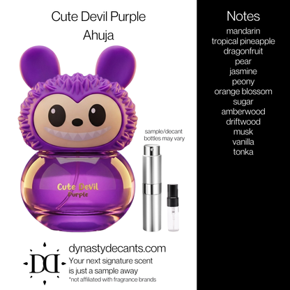 Cute Devil Purple by Ahuja | Fragrance Sample | Decant