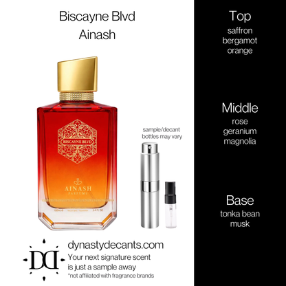 Biscayne Blvd by Ainash | Fragrance Sample | Decant