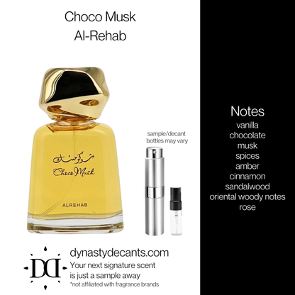Choco Musk by Al-Rehab | Fragrance Sample | Decant