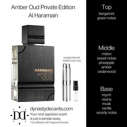 Amber Oud Private Edition by Al Haramain | Fragrance Sample | Decant