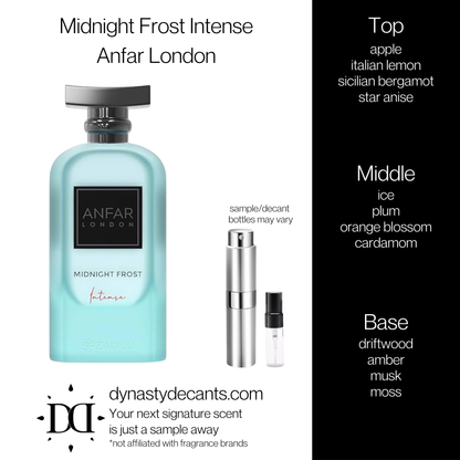 Midnight Frost Intense by Anfar London | Fragrance Sample | Decant
