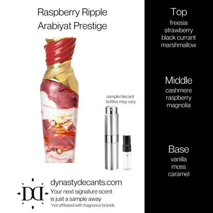 Raspberry Ripple by Arabiyat Prestige | Fragrance Sample | Decant
