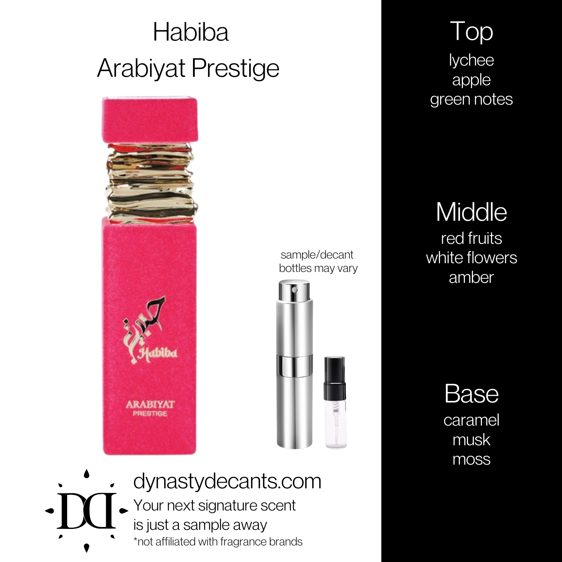 Habiba by Arabiyat Prestige  | Fragrance Sample | Decant