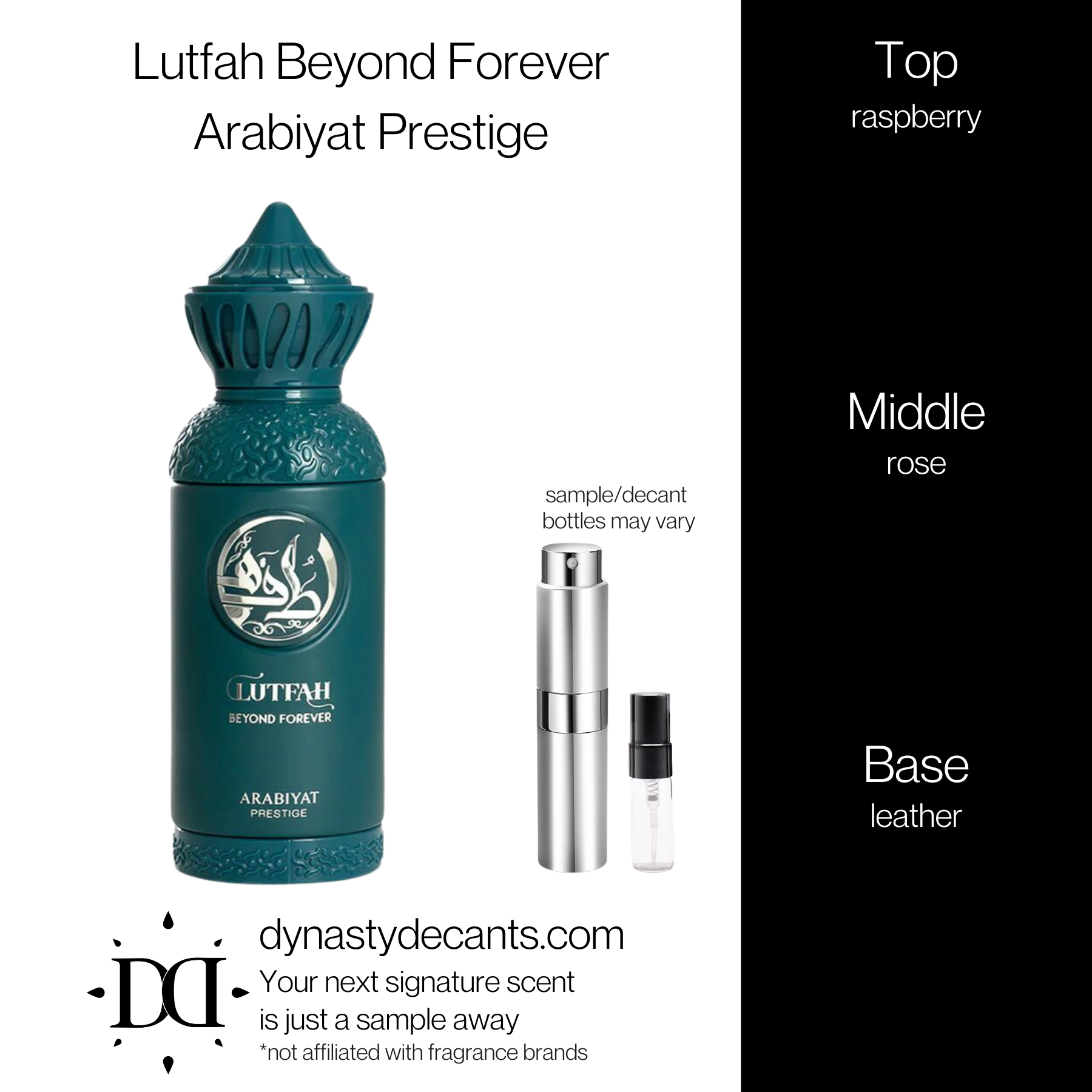 Lutfah Beyond Forever by Arabiyat Prestige | Fragrance Sample | Decant