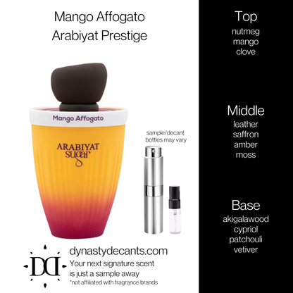 Mango Affogato by Arabiyat Prestige | Fragrance Sample | Decant