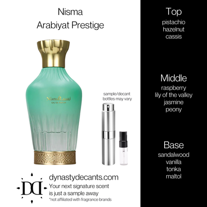 Nisma by Arabiyat Prestige  | Fragrance Sample | Decant