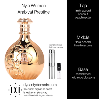 Nyla Women by Arabiyat Prestige  | Fragrance Sample | Decant