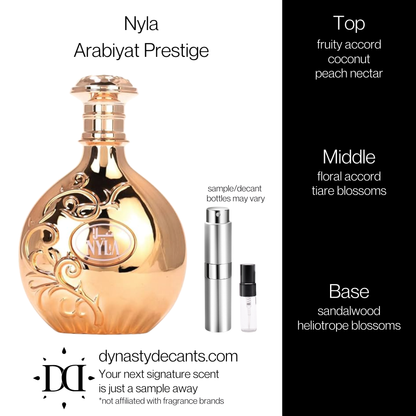 Nyla by Arabiyat Prestige | Fragrance Sample | Decant