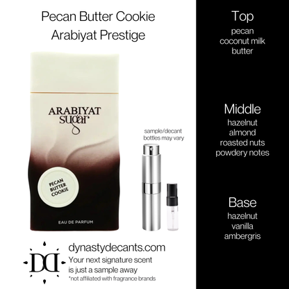 Pecan Butter Cookie by Arabiyat Prestige | Fragrance Sample | Decant