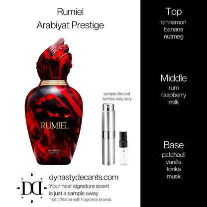 Rumiel by Arabiyat Prestige | Fragrance Sample | Decant