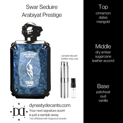 Swar Seduire by Arabiyat Prestige | Fragrance Sample | Decant