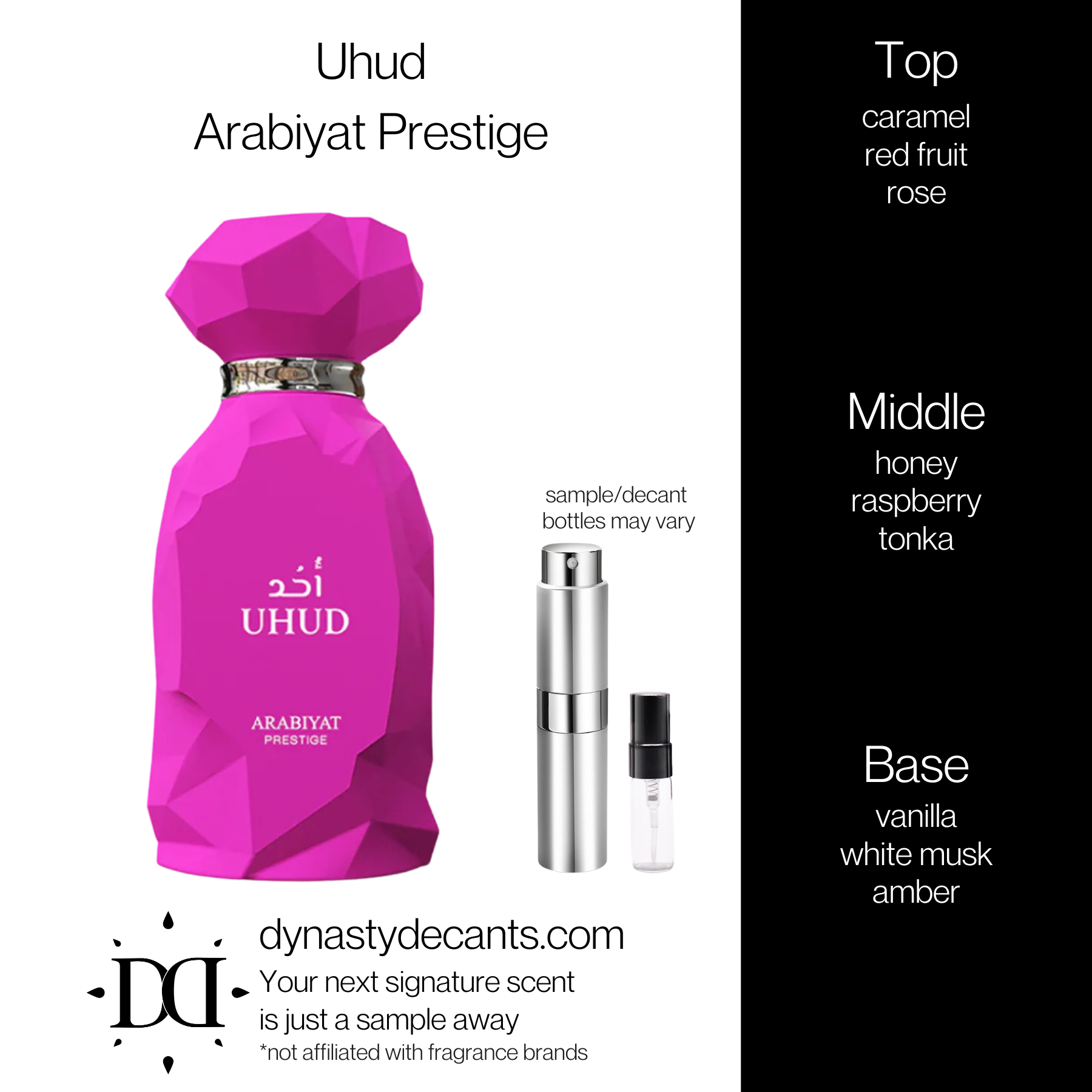 Uhud by Arabiyat Prestige | Fragrance Sample | Decant