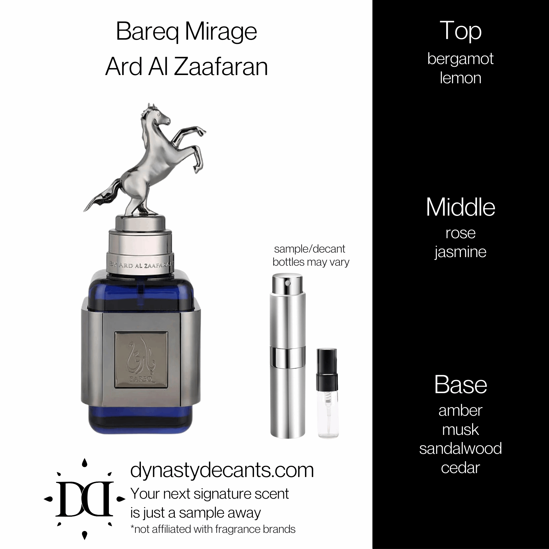 Bareq Mirage by Ard Al Zaafaran | Fragrance Sample | Decant