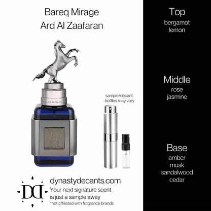 Bareq Mirage by Ard Al Zaafaran | Fragrance Sample | Decant