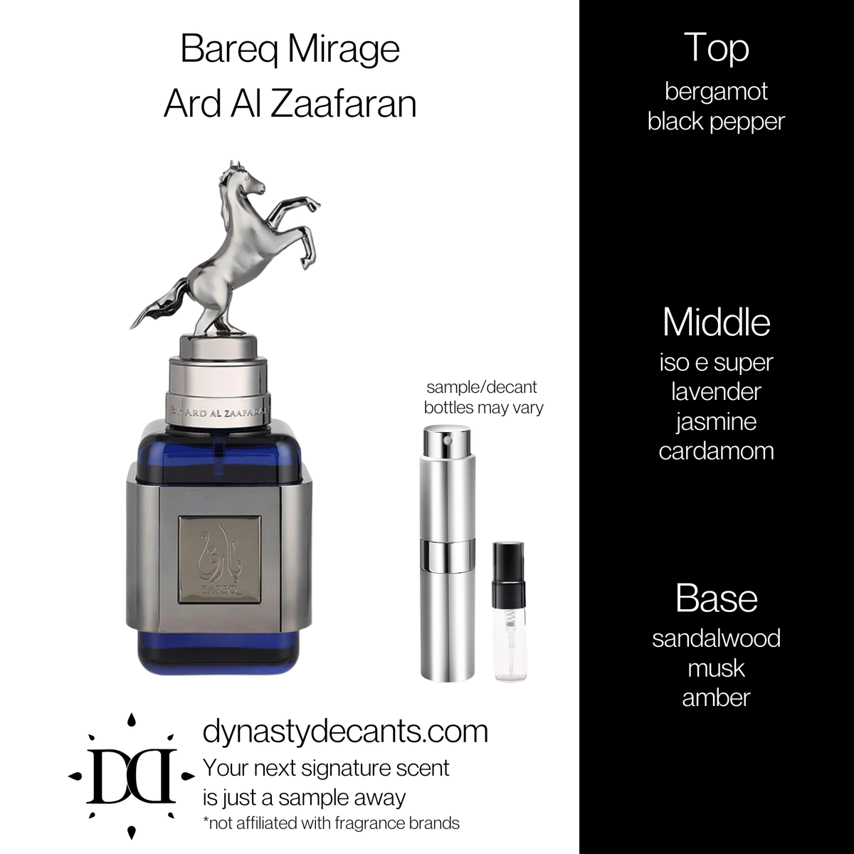 Bareq Mirage by Ard Al Zaafaran | Fragrance Sample | Decant