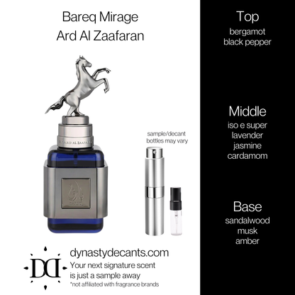 Bareq Mirage by Ard Al Zaafaran | Fragrance Sample | Decant