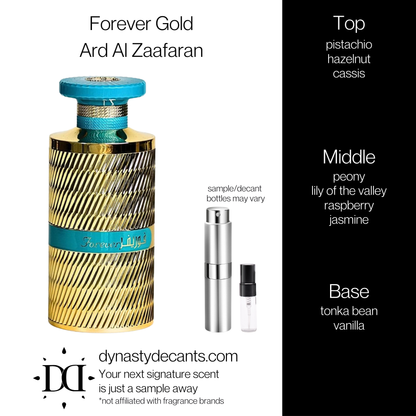 Forever Gold by Ard Al Zaafaran | Fragrance Sample | Decant