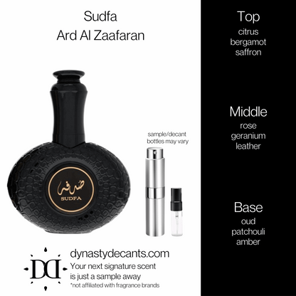 Sudfa by Ard Al Zaafaran | Fragrance Sample | Decant