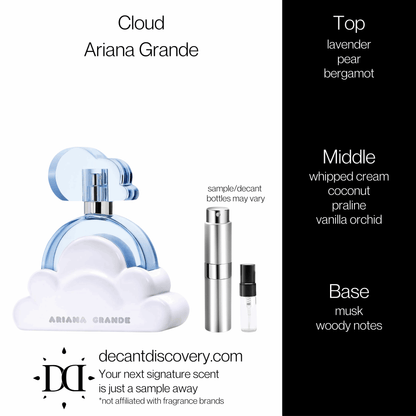 Cloud by Ariana Grande | Fragrance Sample | Decant