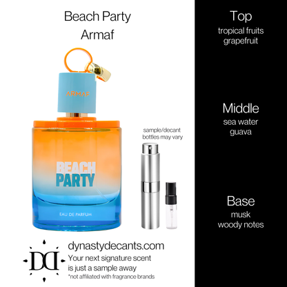 Beach Party by Armaf | Fragrance Sample | Decant