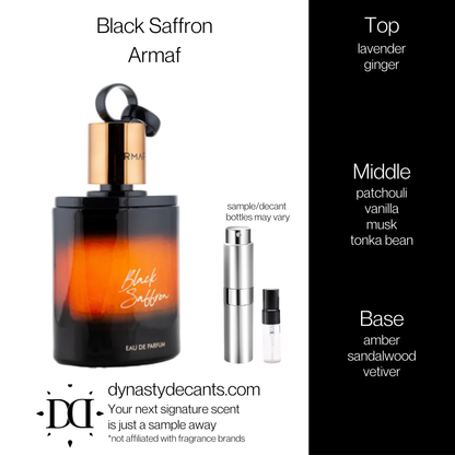 Black Saffron by Armaf | Fragrance Sample | Decant