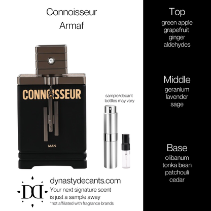 Connoisseur by Armaf | Fragrance Sample | Decant