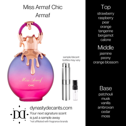 Miss Armaf Chic by Armaf | Fragrance Sample | Decant