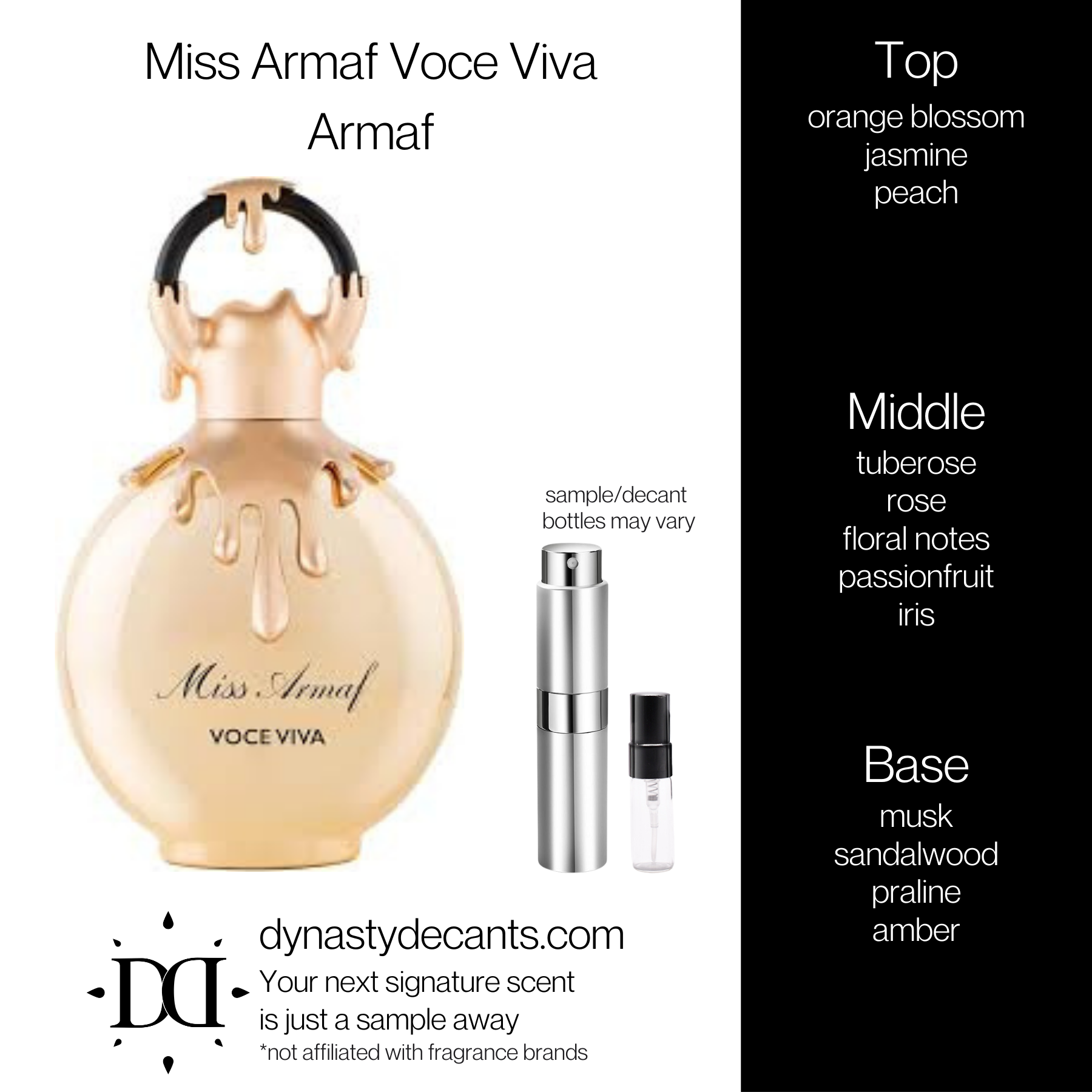Miss Armaf Voce Viva by Armaf | Fragrance Sample | Decant