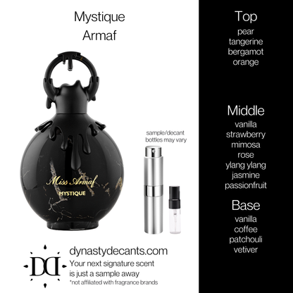 Mystique by Armaf | Fragrance Sample | Decant