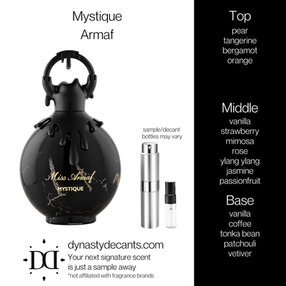 Mystique by Armaf | Fragrance Sample | Decant