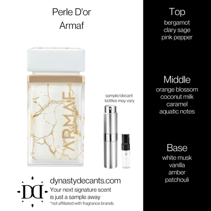 Perle D'or by Armaf | Fragrance Sample | Decant