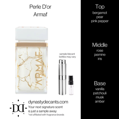 Perle D'or by Armaf | Fragrance Sample | Decant