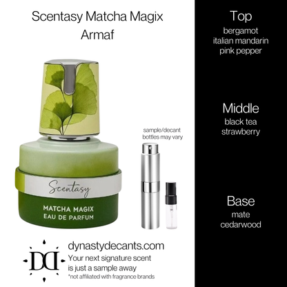 Scentasy Matcha Magix by Armaf | Fragrance Sample | Decant