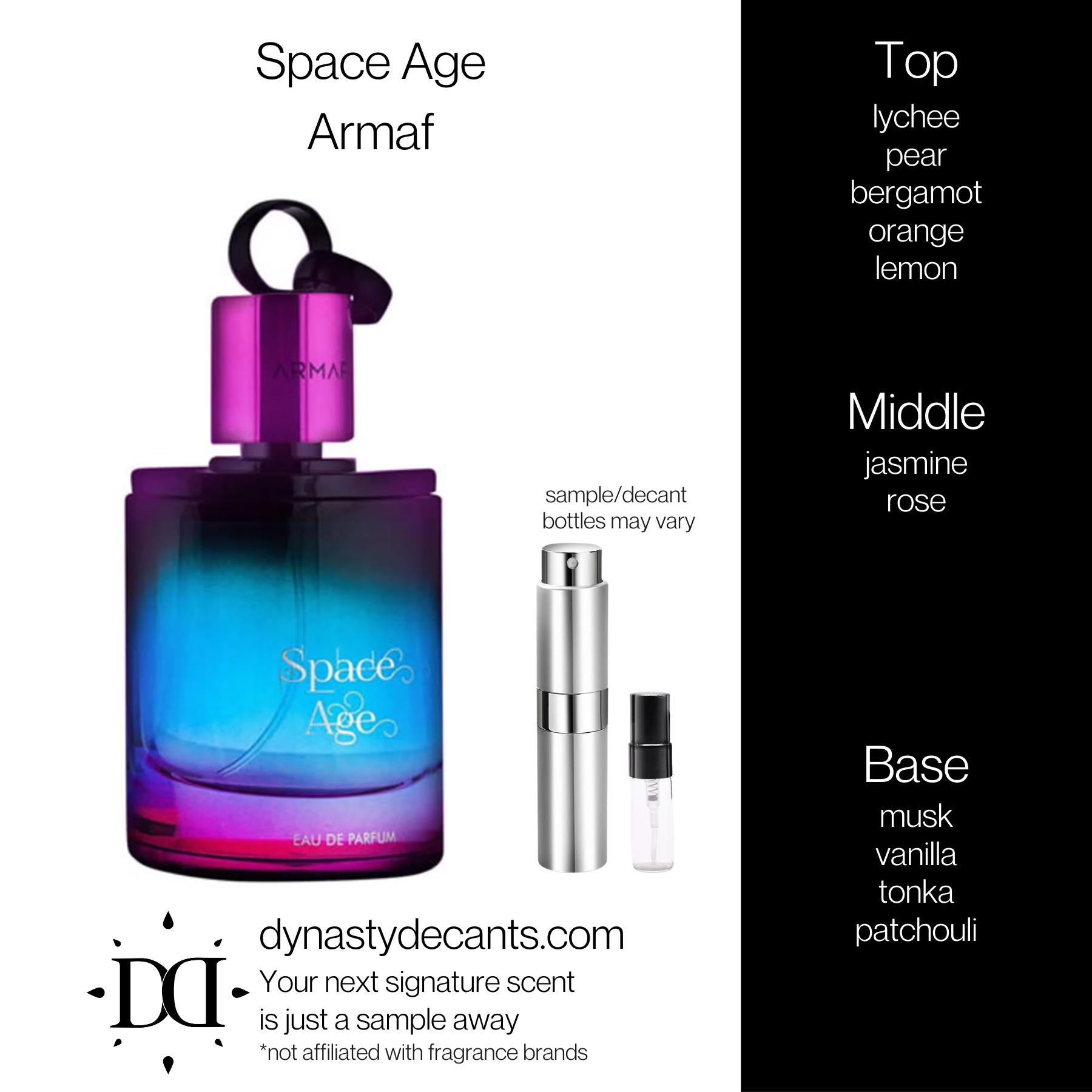 Space Age by Armaf | Fragrance Sample | Decant