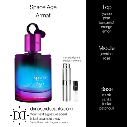 Space Age by Armaf | Fragrance Sample | Decant