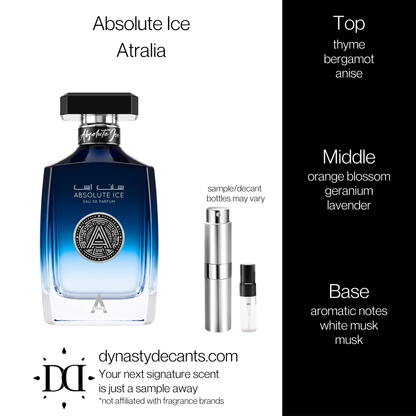 Absolute Ice by Atralia | Fragrance Sample | Decant